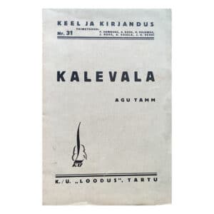 Kalevala 1935 Agu Tamm