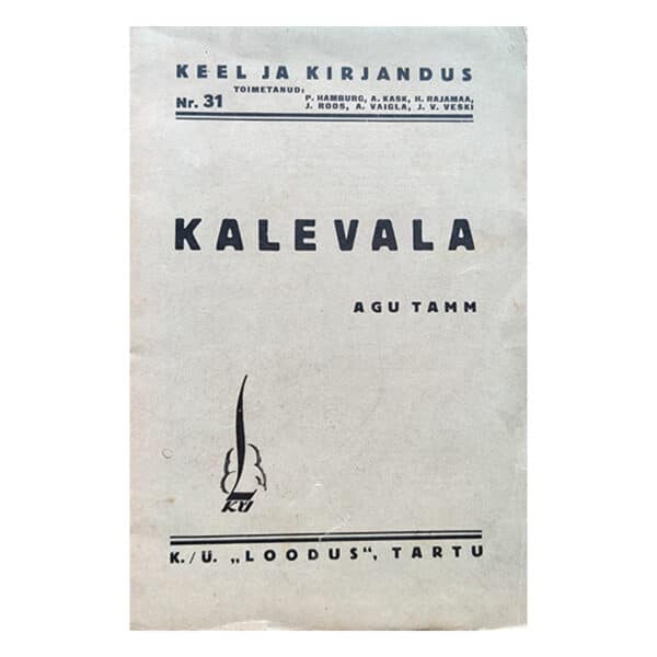 Kalevala 1935 Agu Tamm