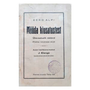 Mööda kiusatustest : ühevaatuslik näidend : pildike nüüdisaja elust 1926 / Eero Alpi