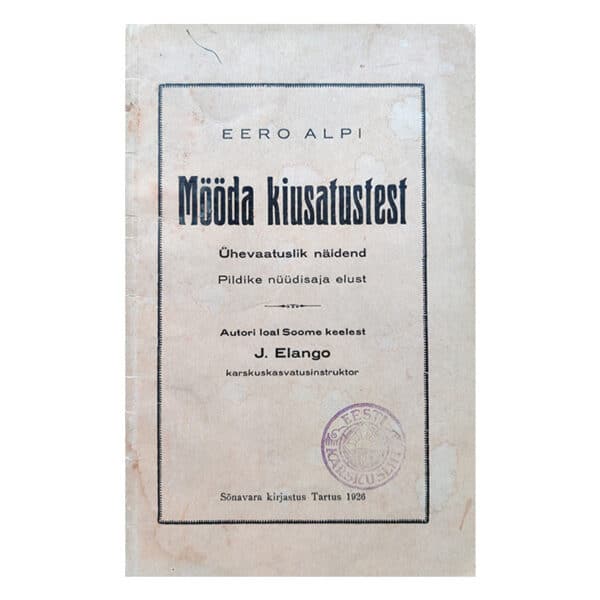 Mööda kiusatustest : ühevaatuslik näidend : pildike nüüdisaja elust 1926 / Eero Alpi