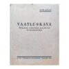 Vaatluskava õpilase individuaalseks tundmiseks 1933