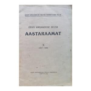 Eesti Kirjanduse Seltsi aastaraamat 1924