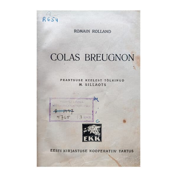 Colas Breugnon 1935 - Romain Rolland