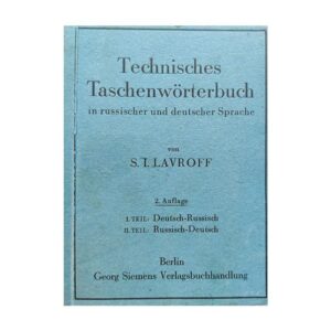 Technisches Taschenwörterbuch in russischer und deutscher Sprache - Teil 1 und 2