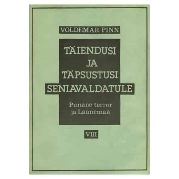 Punane terror ja Läänemaa.8 täiendusi ja täpsustusi