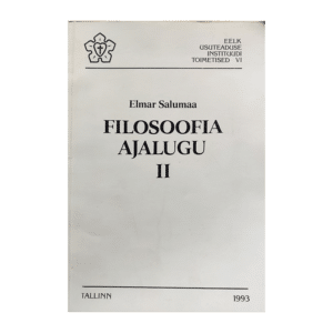 Elmar Salumaa Filosoofia ajalugu II: Keskaja filosoofia