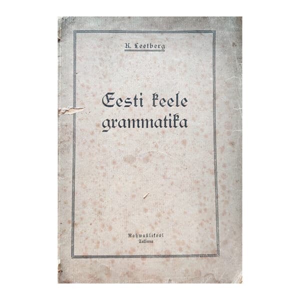 Eesti keele grammatika