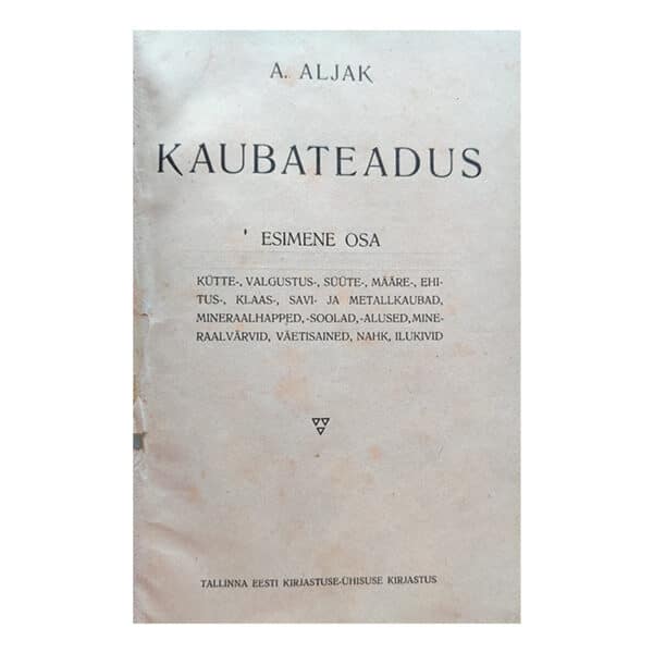 Kaubateadus 1 osa