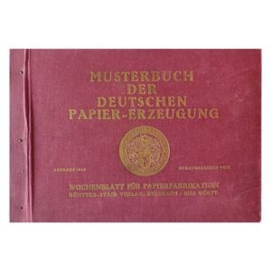 Musterbuch der Papier Erzeugung