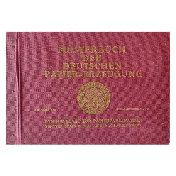 Musterbuch der Papier Erzeugung