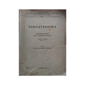 Pangatehnika - Karl Inno - 1938 - -