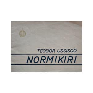 Normikiri - Teodor Ussisoo - 1941 - -