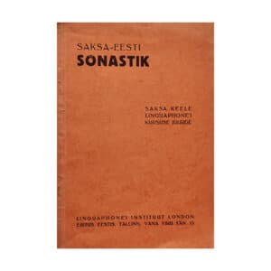 Saksa-eesti sõnastik - - - 1931 - -