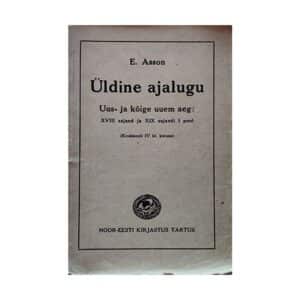 Üldine ajalugu 1933 - Emma Asson - 1933 - -