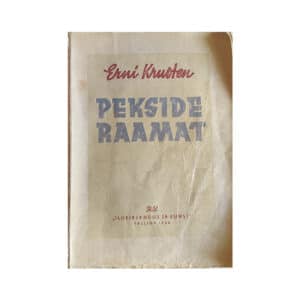 Pekside raamat - Erni Krusten - 1946 - -