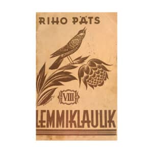 Lemmiklaulik VIII - Riho Päts - 1939 - -