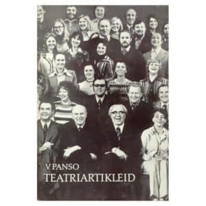 Teatriartikleid - Voldemar Panso - 1980 - -