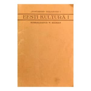 Eesti Kultura 1 - Villem Reiman - 1911 - -