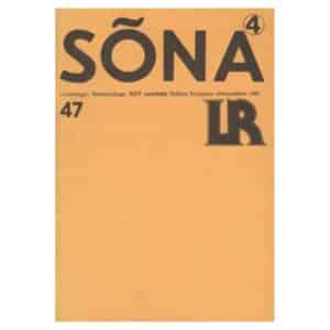 Sõna 4 1981 - - - 1981 - -
