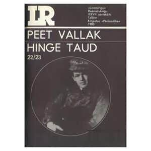 Hinge taud - Peet Vallak - 1983 - -