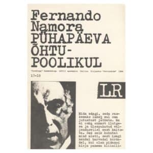Pühapäeva õhtupoolikul - Fernando Namora - 1984 - -