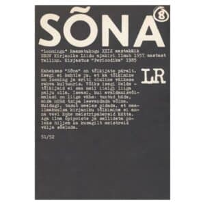 Sõna 8 1985 - - - 1985 - -